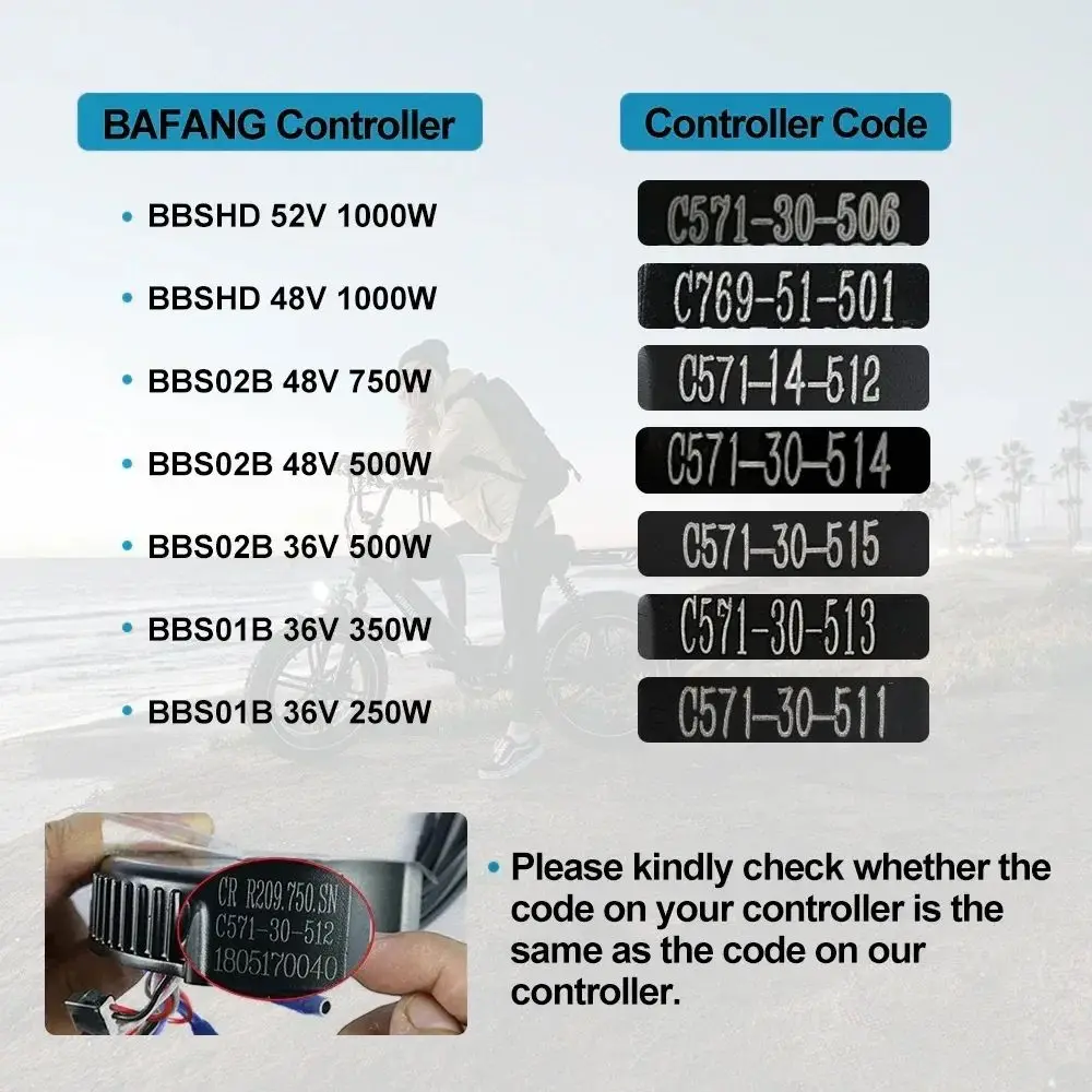 Bafang-Contrôleur de Remplacem - Bafang Bbs02B 48V 750W Mid Drive Kit avis et prix