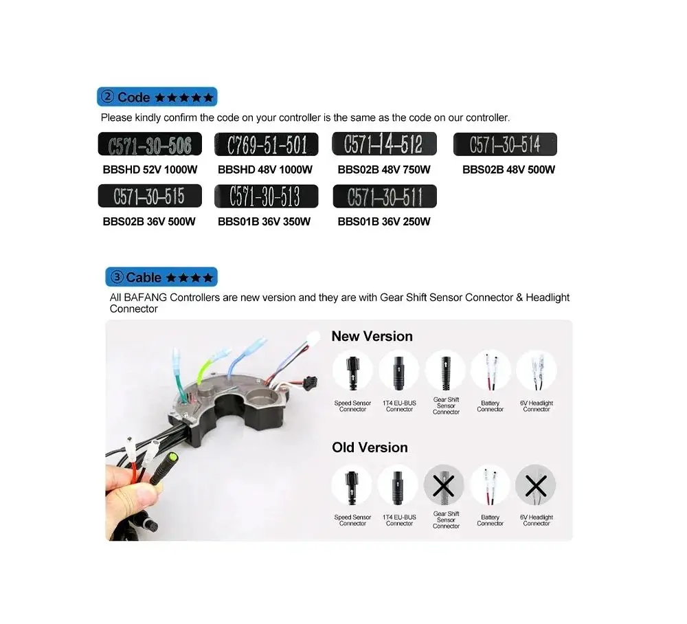Bafang-Contrôleur de Remplacem - Bafang Bbs02B 48V 750W Mid Drive Kit avis et prix