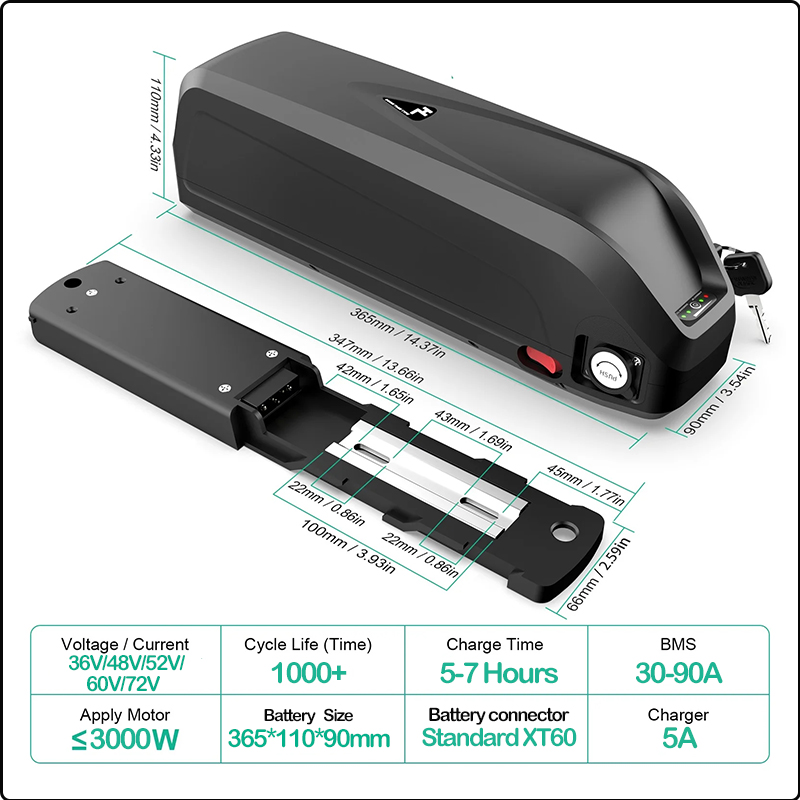 Batterie de vélo électrique 72 - Ebike Conversion Kit 72V 3000W avis et prix