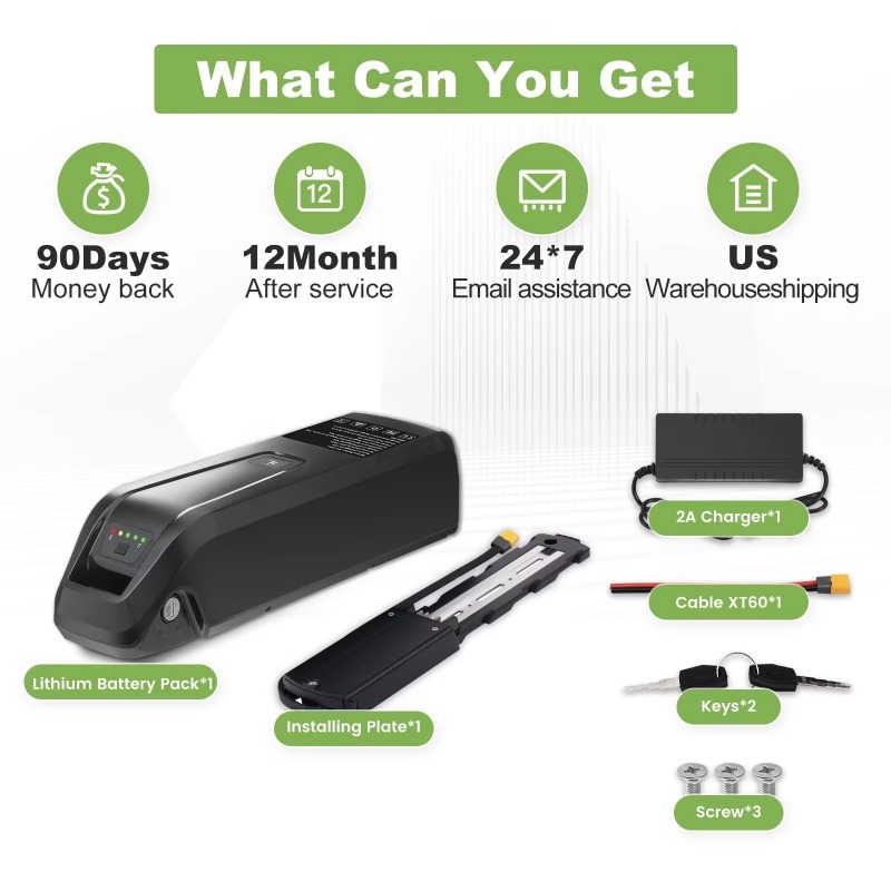 Nouvelle batterie lithium Hail - Ebike Battery 48V 20Ah Hailong avis et prix